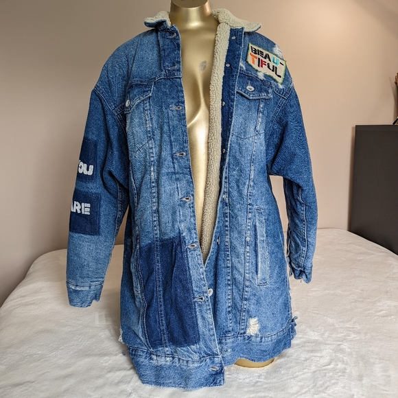 ZARA graphic denim jacket - Picture 12 of 13